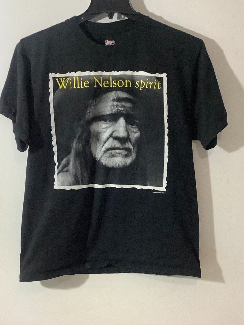 Willie Nelson Tee Short Sleeve Black 2011 Tour